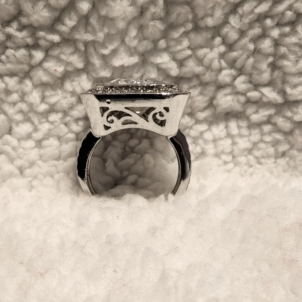Rectangular Cocktail ring - Picture 4 of 5